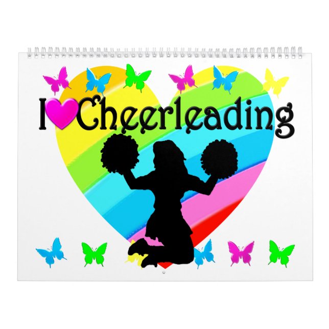MURAL JOLIE RAINBOW J'AIME LE CALENDRIER DE CHEERLEADLEA (Protection)