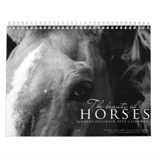 Mural La beauté du calendrier de chevaux