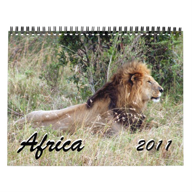 Mural l'Afrique 2011 calendrier de 15 mois (Protection)