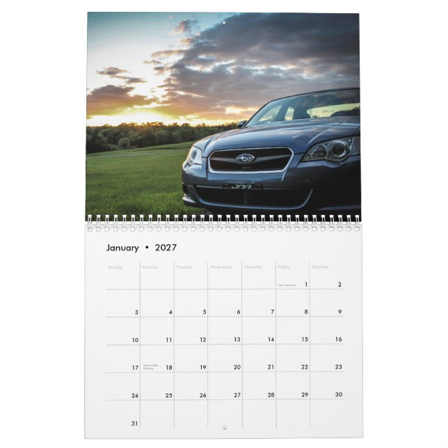 Mural le calendrier 2014 du membre de LegactGT.com (Jan 2027)