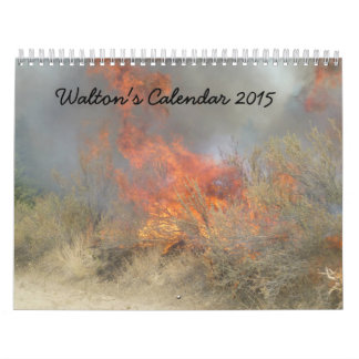 Mural Le calendrier 2015 de Walton