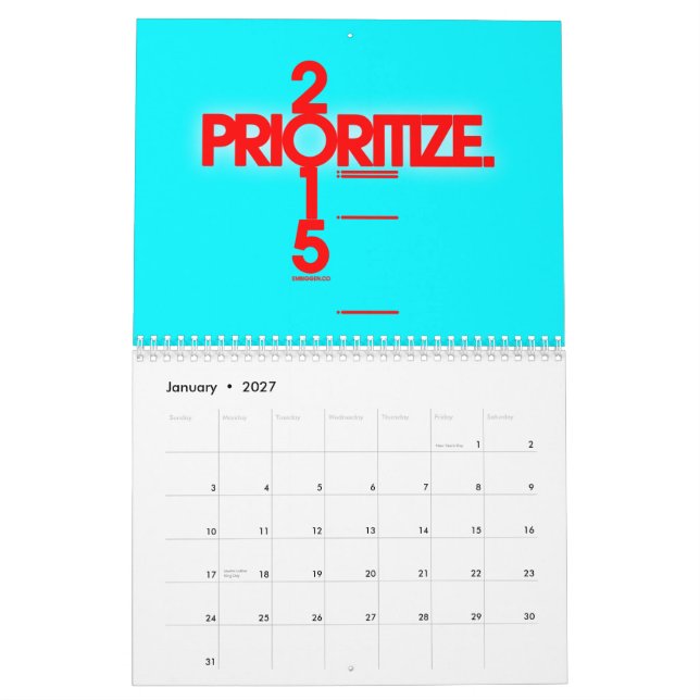 Mural Le calendrier 2015 d'Embiggen (Jan 2027)