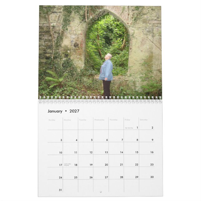 Mural Le calendrier de la grand-maman 2007 (Jan 2027)