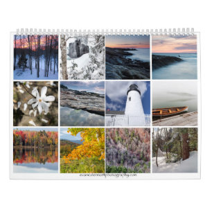 Mural Le calendrier de la Nouvelle Angleterre