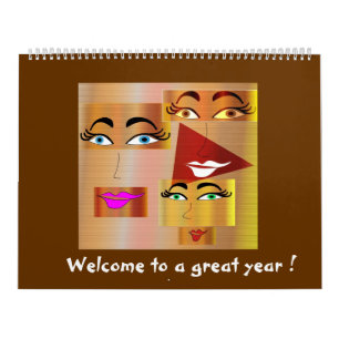 Mural Le calendrier drôle des femmes