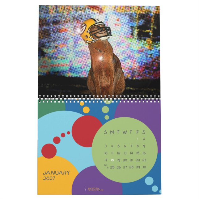 Mural Le Calendrier quotidien abyssinien 2013 (Jan 2027)