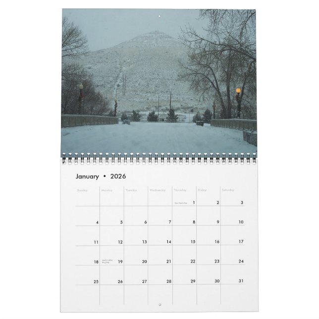 Mural Le Colorado 2015 photographie le calendrier (Jan 2026)