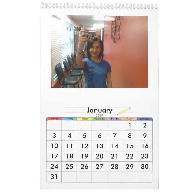 Mural Le Gragg badine le calendrier 2011 (Jan 2027)