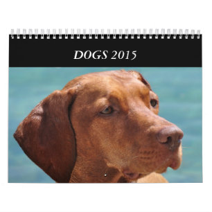 Mural Les chiens de tous assaisonne le calendrier 2015