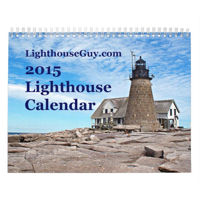 Mural LighthouseGuy.com Calendrier du phare 2015 (Protection)