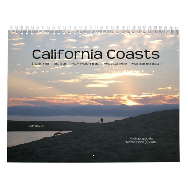 Mural Littoral de la Californie - calendrier (Protection)