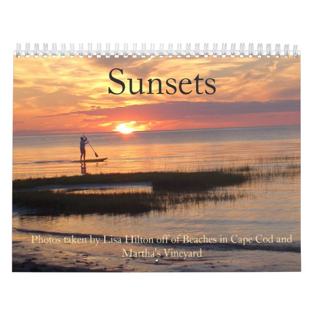 Mural Magnifique Calendrier des couchers de soleil (Protection)