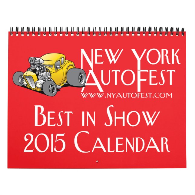 Mural Meilleur AutoFest de New York dans le calendrier 2 (Protection)
