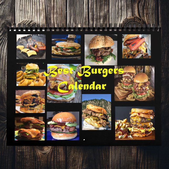 Mural Meilleurs Burgers Sur Un Calendrier (Créateur téléchargé)