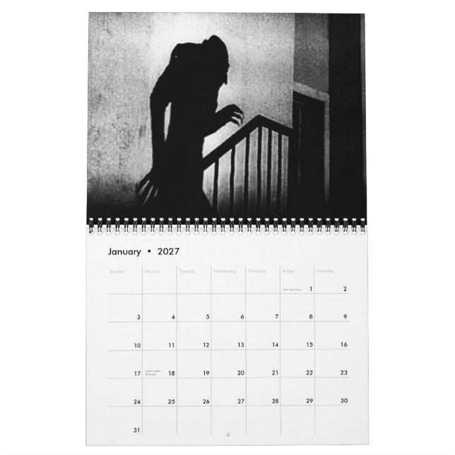 Mural Nosferatu le calendrier (Jan 2027)