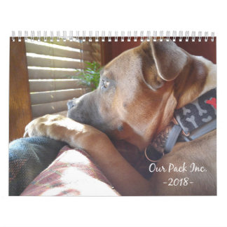 Mural Notre calendrier du paquet inc. 2018