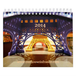 Mural Notre Chambre en France, calendrier 2014