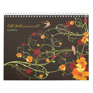 Mural Oh lunatique ! Calendrier fait sur commande 2012