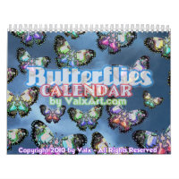 Papillon Flutterby dans le calendrier de Valxart