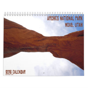 Mural Parc national calendrier de Moab, Utah de voûtes