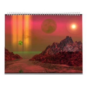 Mural Paysages fantastiques de calendrier