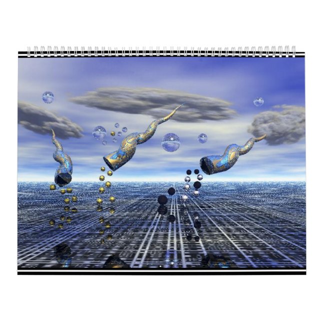 Mural Paysages Fantastiques de Calendrier (Protection)