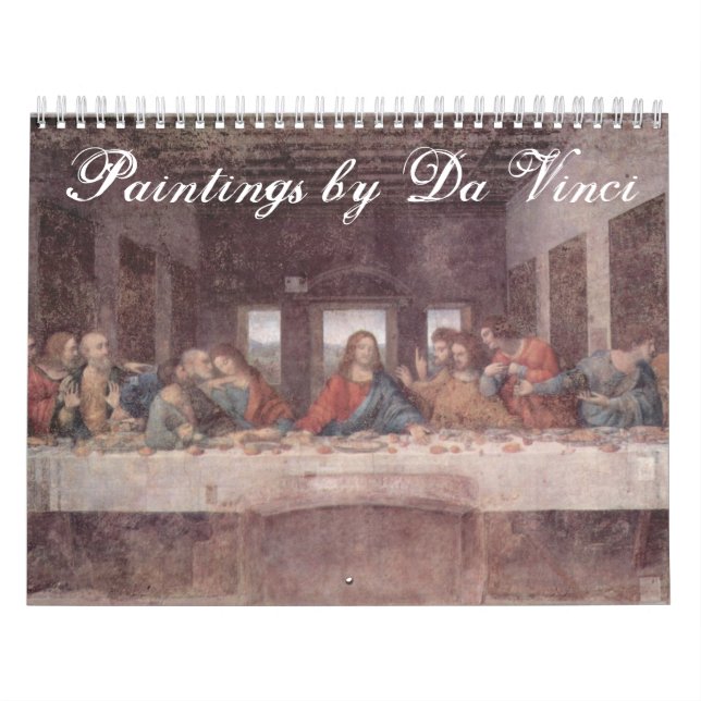 Mural Peintures par le calendrier de Leonardo da Vinci (Protection)