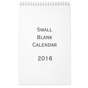 Mural Petit Calendrier Blanc 2016 - Vous Pouvez Le Perso