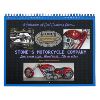 Mural Pierres Custom Motorcycle Calendrier 2012
