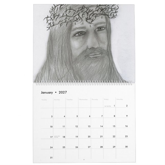 Mural Promenade avec moi un calendrier 2012 (Jan 2027)