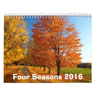 Mural Quatre calendrier des saisons 2016