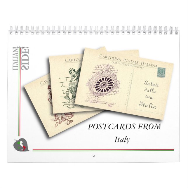 Mural Saluti dall'Italia ! Calendrier (Protection)