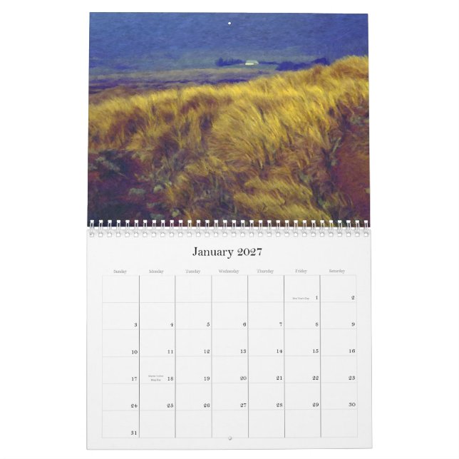 Mural Scenics - calendrier de peintures de scènes de (Jan 2027)