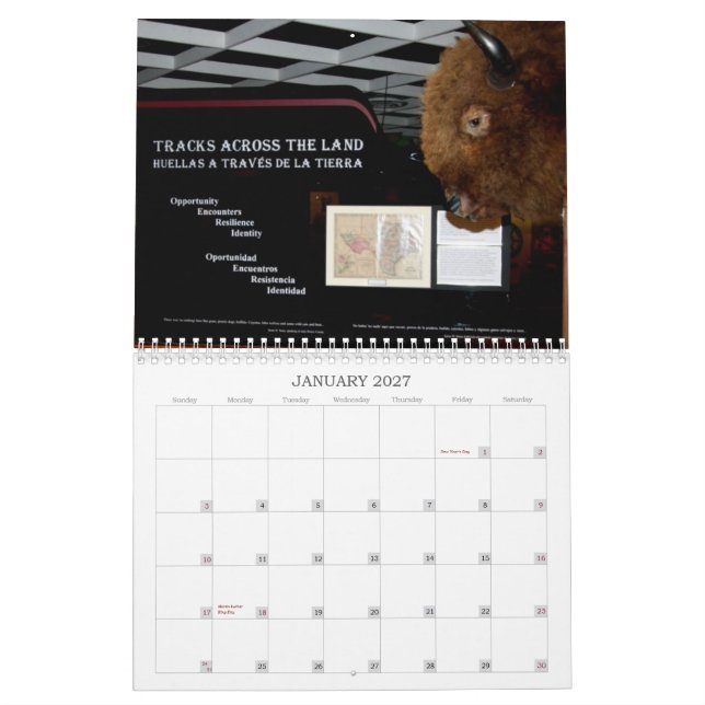 MURAL SCM - COUVERTURE DE BUFFLE - CALENDRIER (Jan 2027)