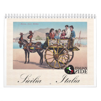 Mural Sicilia - Calendrier Italia