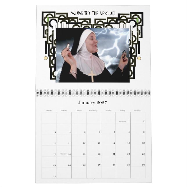 Mural Soeurs à la SECOURT ! Calendrier (début mars) (Jan 2027)