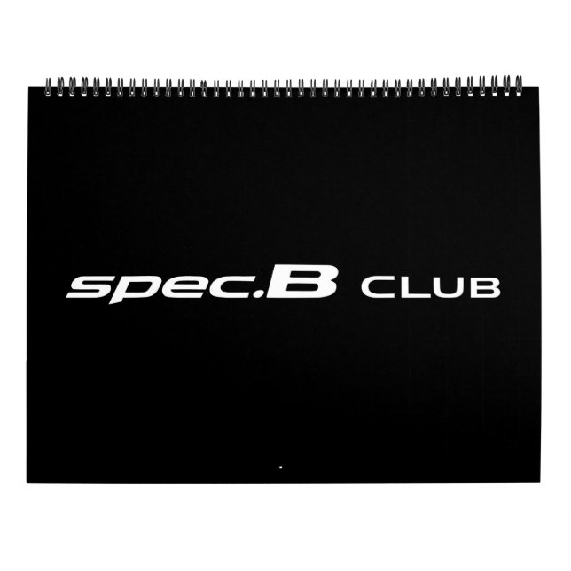 Mural Spéc. Calendrier du club 2018 de B (Dos)