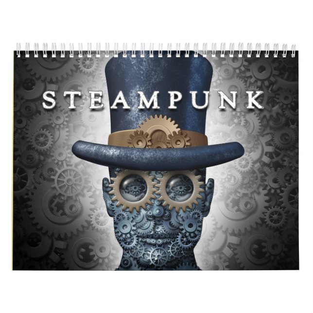 Mural Steampunk et calendrier de punk de vapeur (Protection)