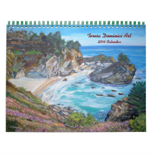 Mural Tableau Paysage Calendrier 2016