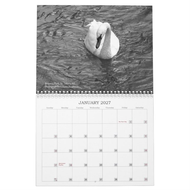 Mural Terre-Neuve en images : Calendrier 2013 (Jan 2027)