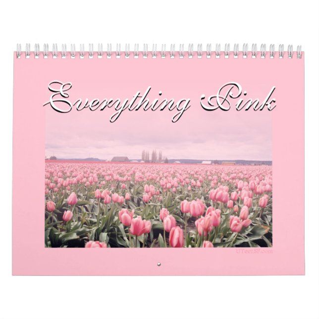 Mural Tout le calendrier rose (Protection)