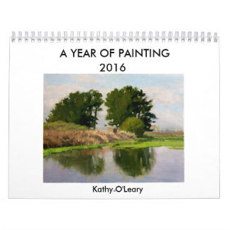 Mural Une année de calendrier    de la peinture 2016