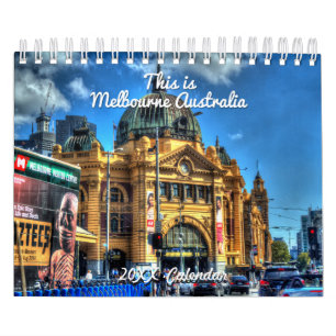 Mural Voici le calendrier de Melbourne Australie