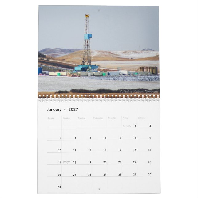 Mural Vrai calendrier des épouses 2013 de gisement de (Jan 2027)