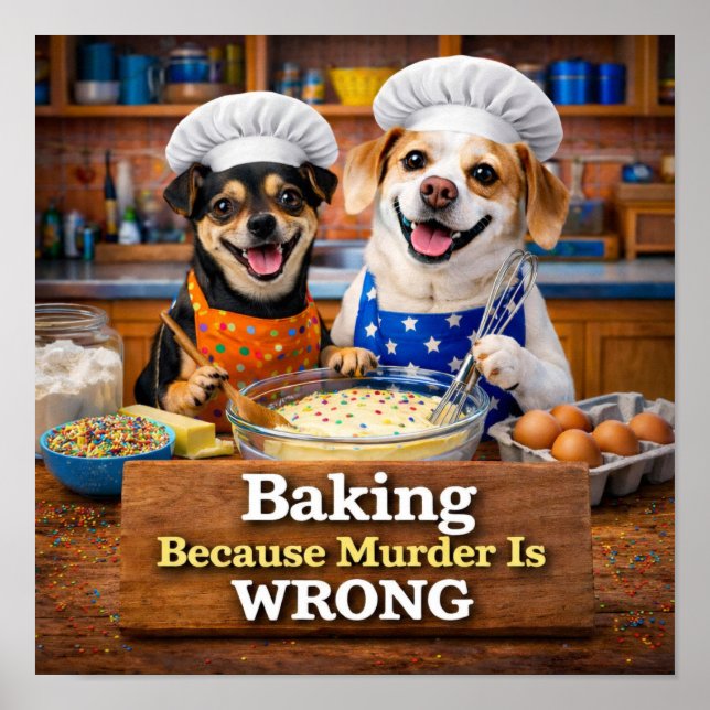 "Murder is Wrong" (2) Poster (Devant)