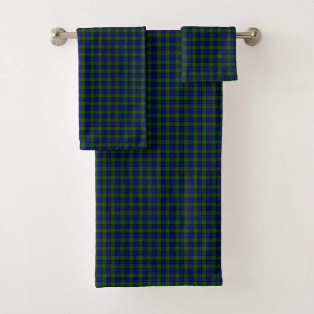 Murray tartan bleu vert plaid (En situation)