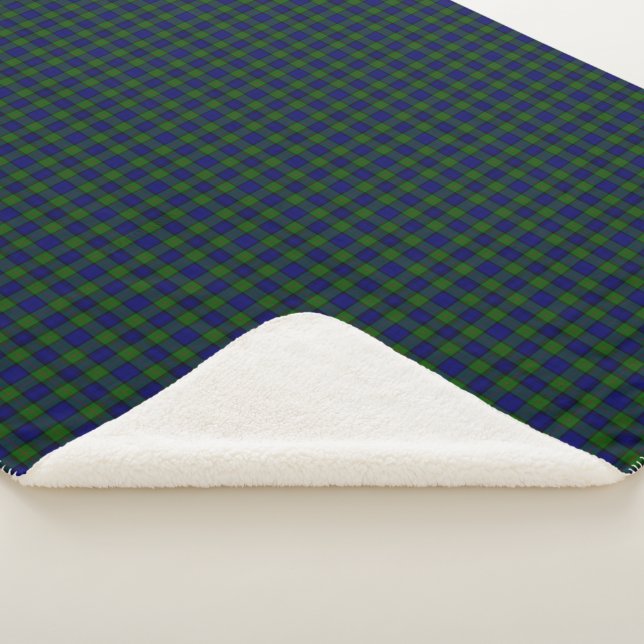 Murray tartan bleu vert plaid (3/4)