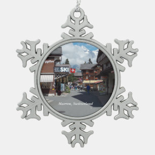 Murren, ornement 1 de flocon de neige de la Suisse