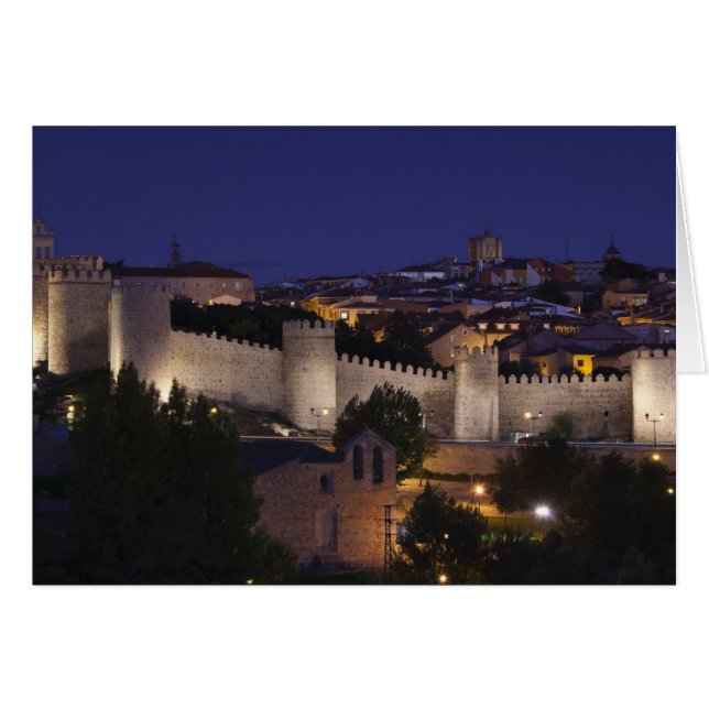 Murs de ville de Los Cuarto Postes, crépuscule (Devant horizontal)