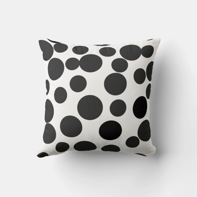 Murugi Decor Coussin à pois  (Verso)